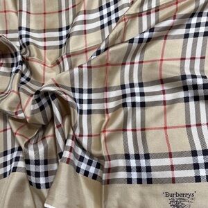 Burberrys Silk Scarf 🧣